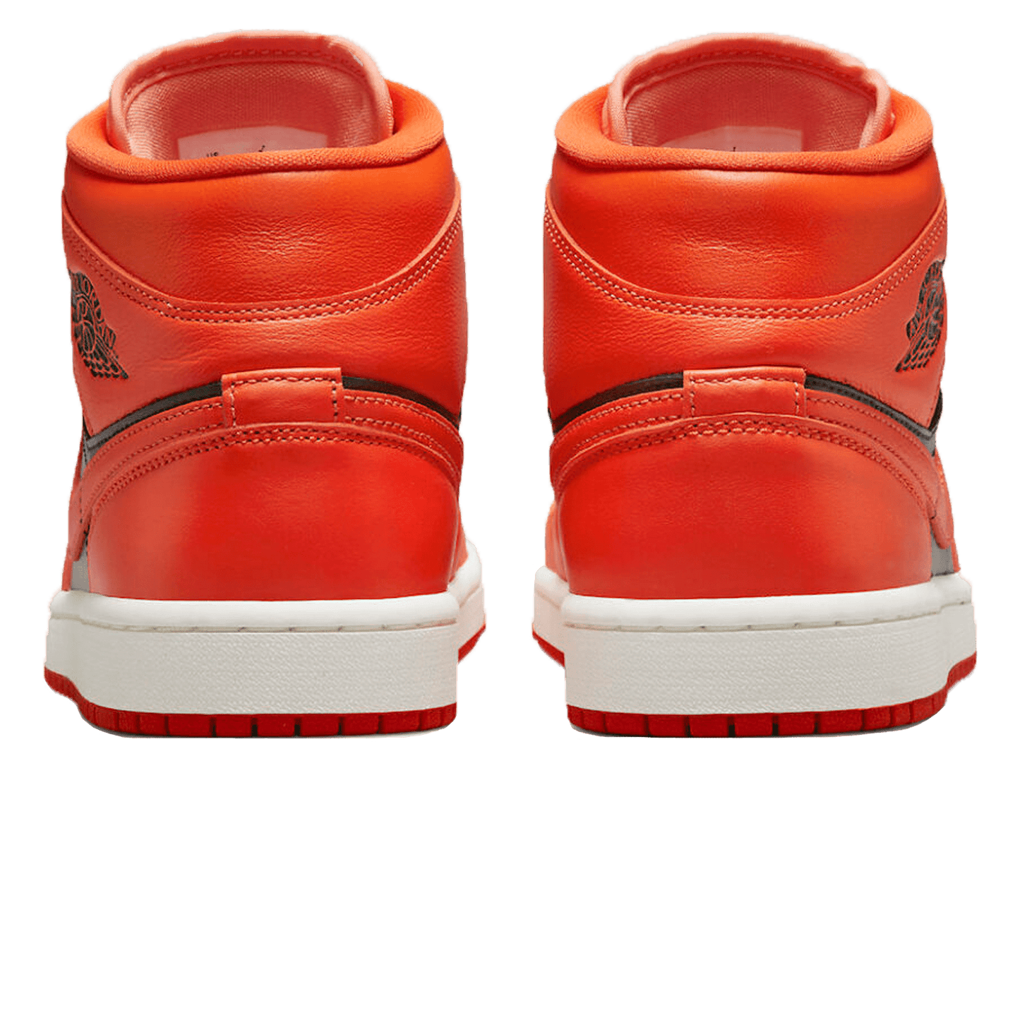 Air Jordan 1 Mid SE 'Rush Orange' — UK 3 | EU 35.5 | US 3.5 — Back View