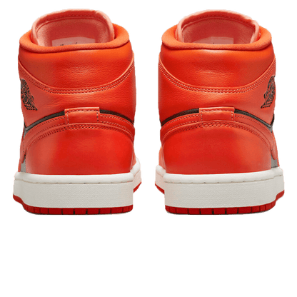 Air Jordan 1 Mid SE 'Rush Orange' — UK 3 | EU 35.5 | US 3.5 — Back View
