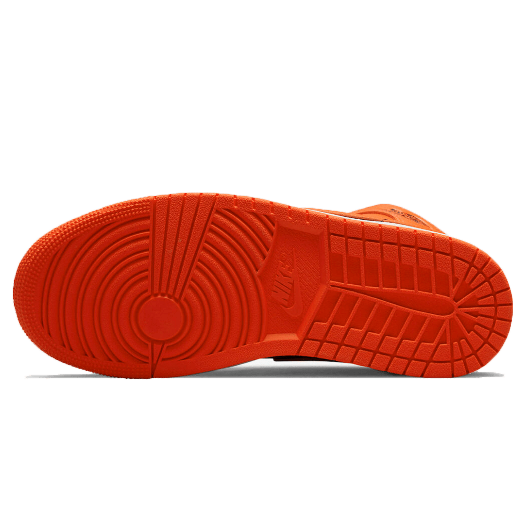 Air Jordan 1 Mid SE 'Rush Orange' — UK 3 | EU 35.5 | US 3.5 — Top View