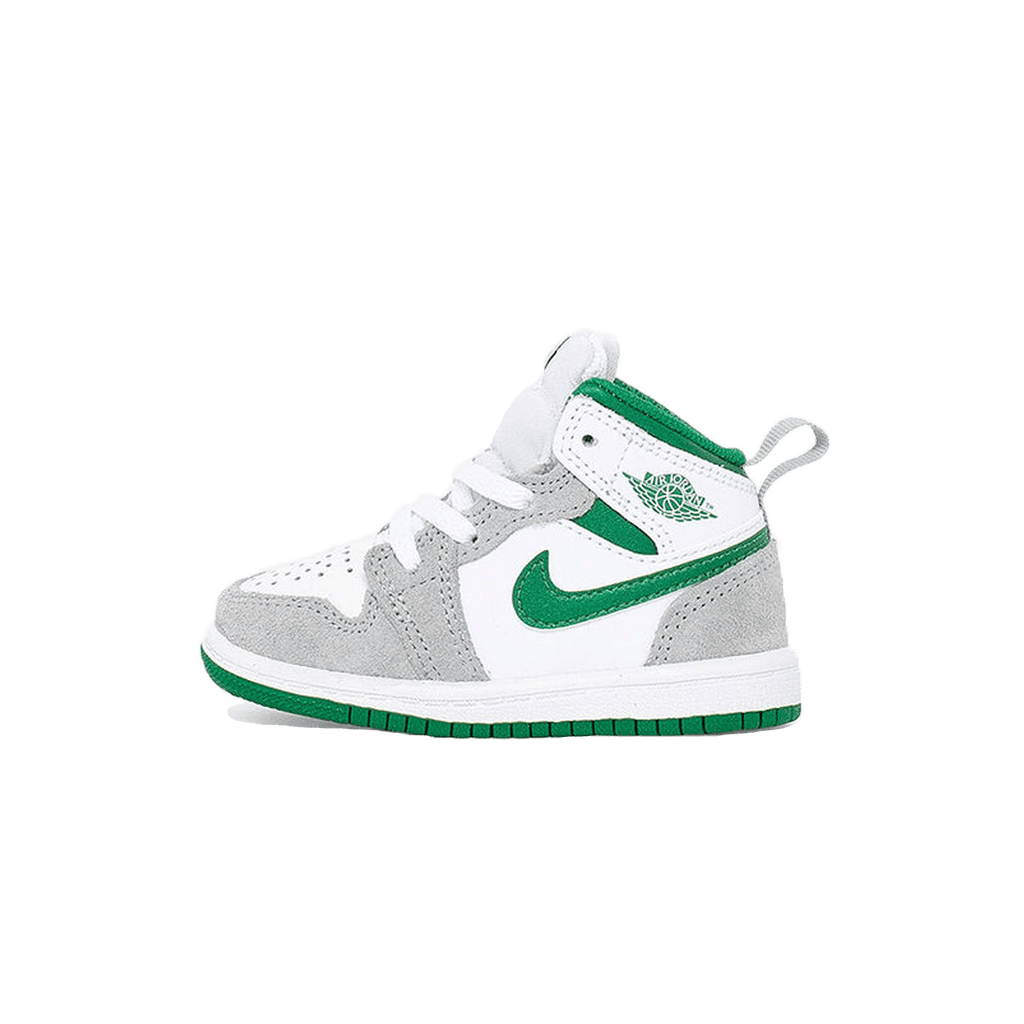 Air Jordan 1 Mid SE TD 'Grey Pine Green' — UK 0C | EU 15 | US 0C — Front View