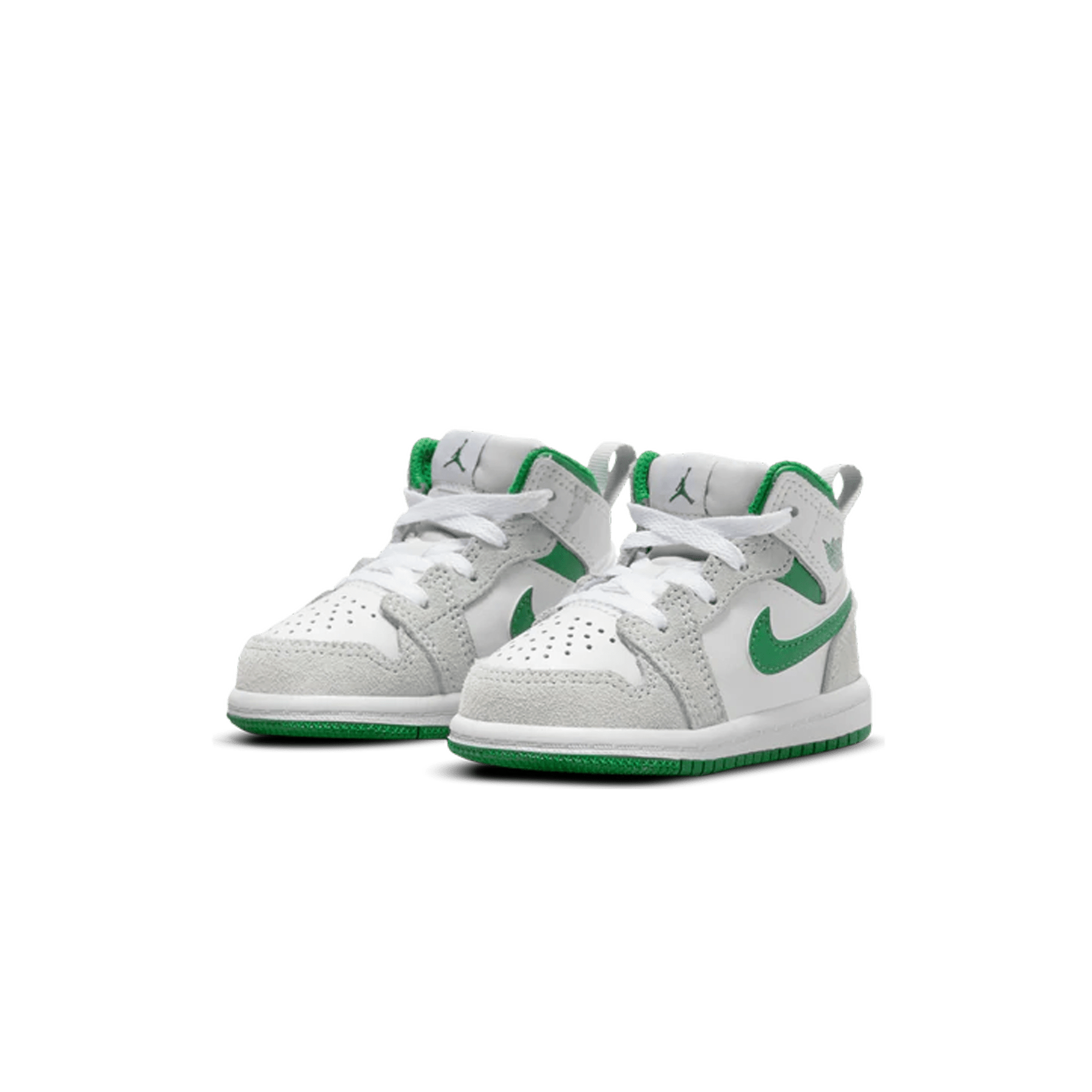 Air Jordan 1 Mid SE TD 'Grey Pine Green' — UK 0C | EU 15 | US 0C — Side View