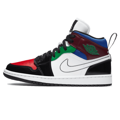 Air Jordan 1 Mid SE Wmns 'Multi-Color' — UK 2.5 | EU 35.5 | US 5 — Front View