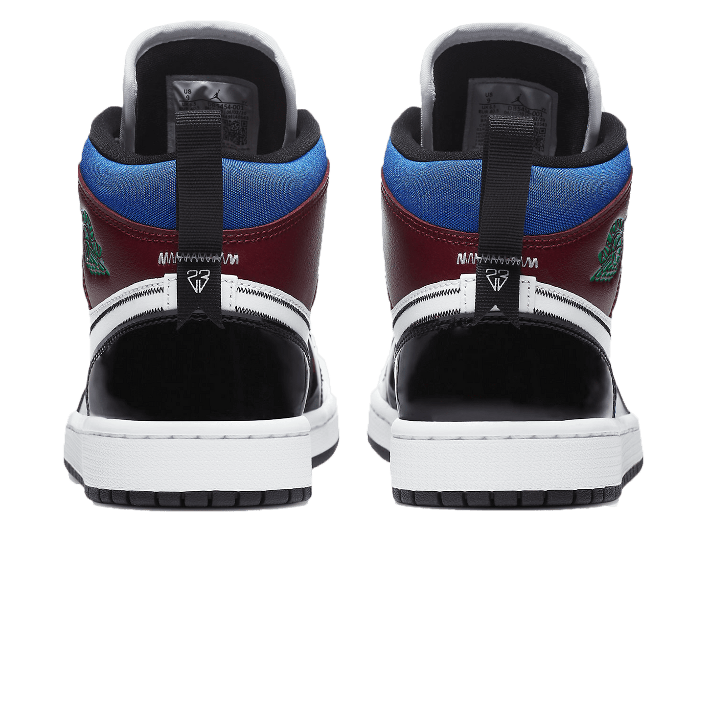 Air Jordan 1 Mid SE Wmns 'Multi-Color' — UK 2.5 | EU 35.5 | US 5 — Back View
