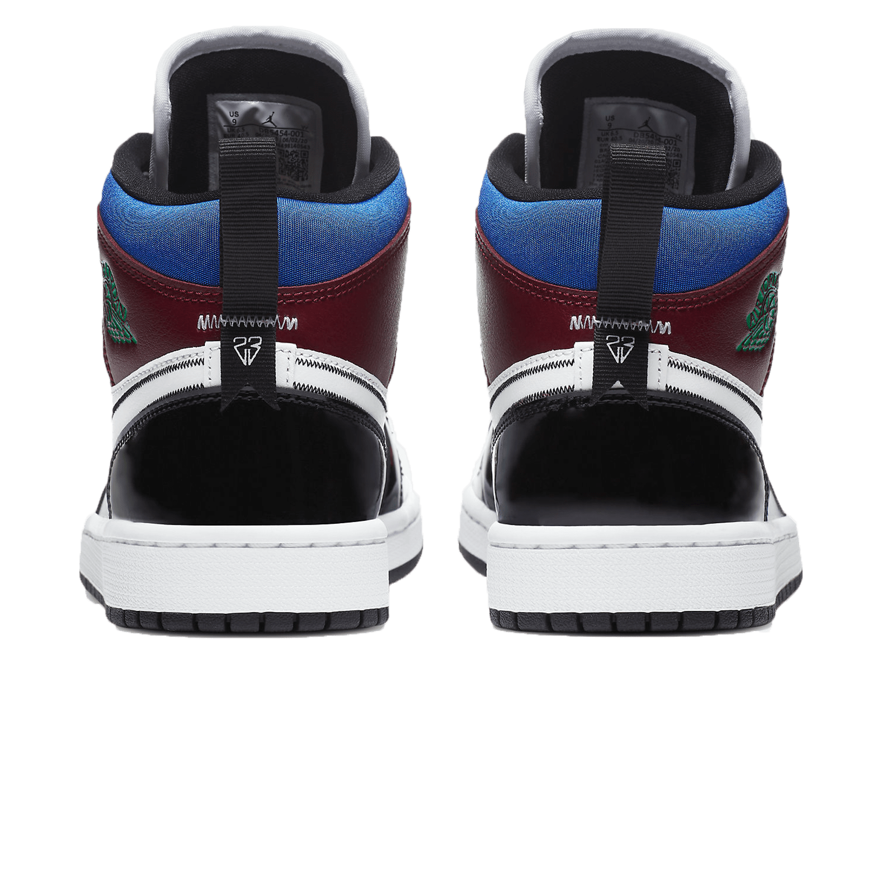 Air Jordan 1 Mid SE Wmns 'Multi-Color' — UK 2.5 | EU 35.5 | US 5 — Back View