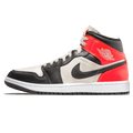 Air Jordan 1 Mid SE Wmns 'Newsprint' — UK 2.5 | EU 35.5 | US 5 — Front View