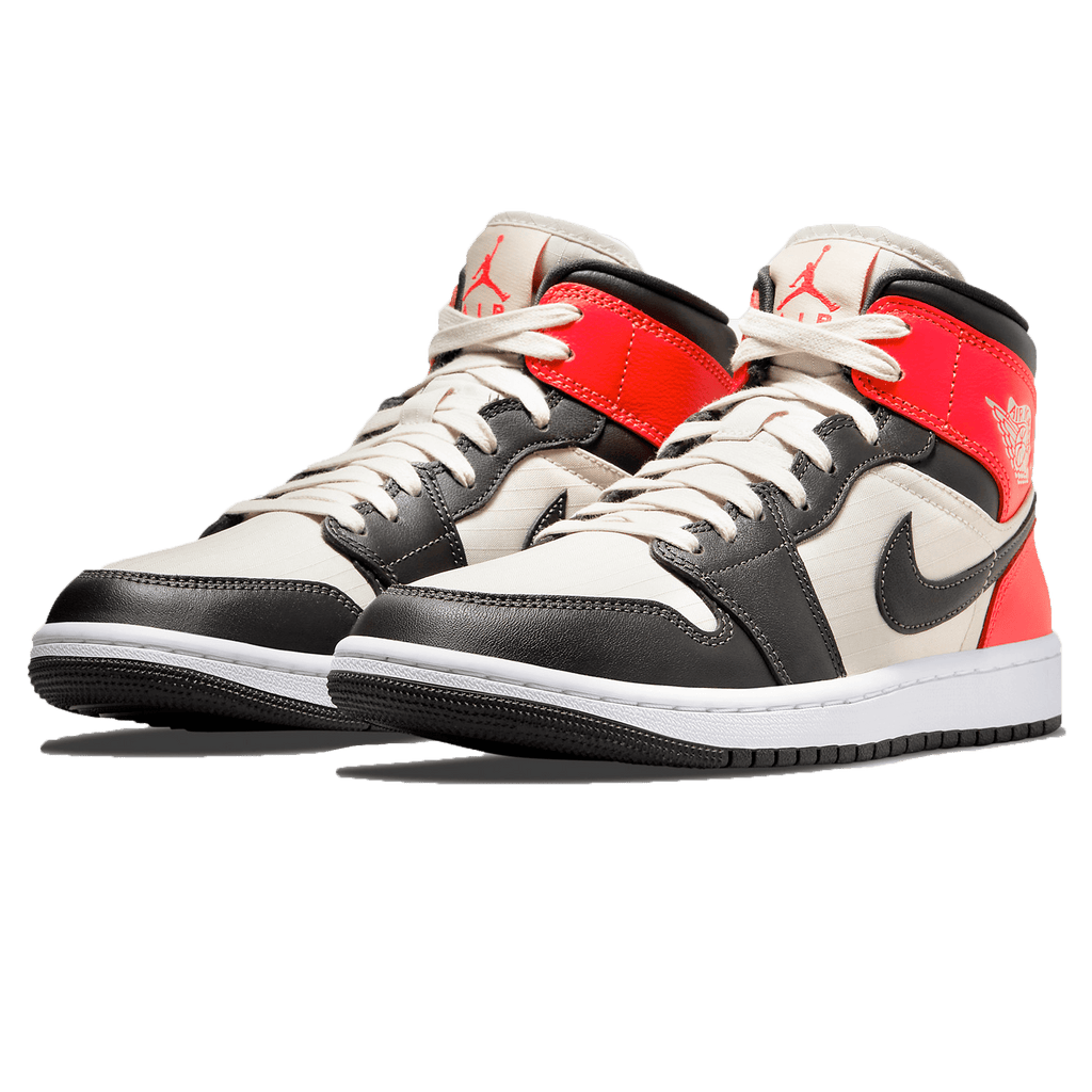 Air Jordan 1 Mid SE Wmns 'Newsprint' — UK 2.5 | EU 35.5 | US 5 — Side View