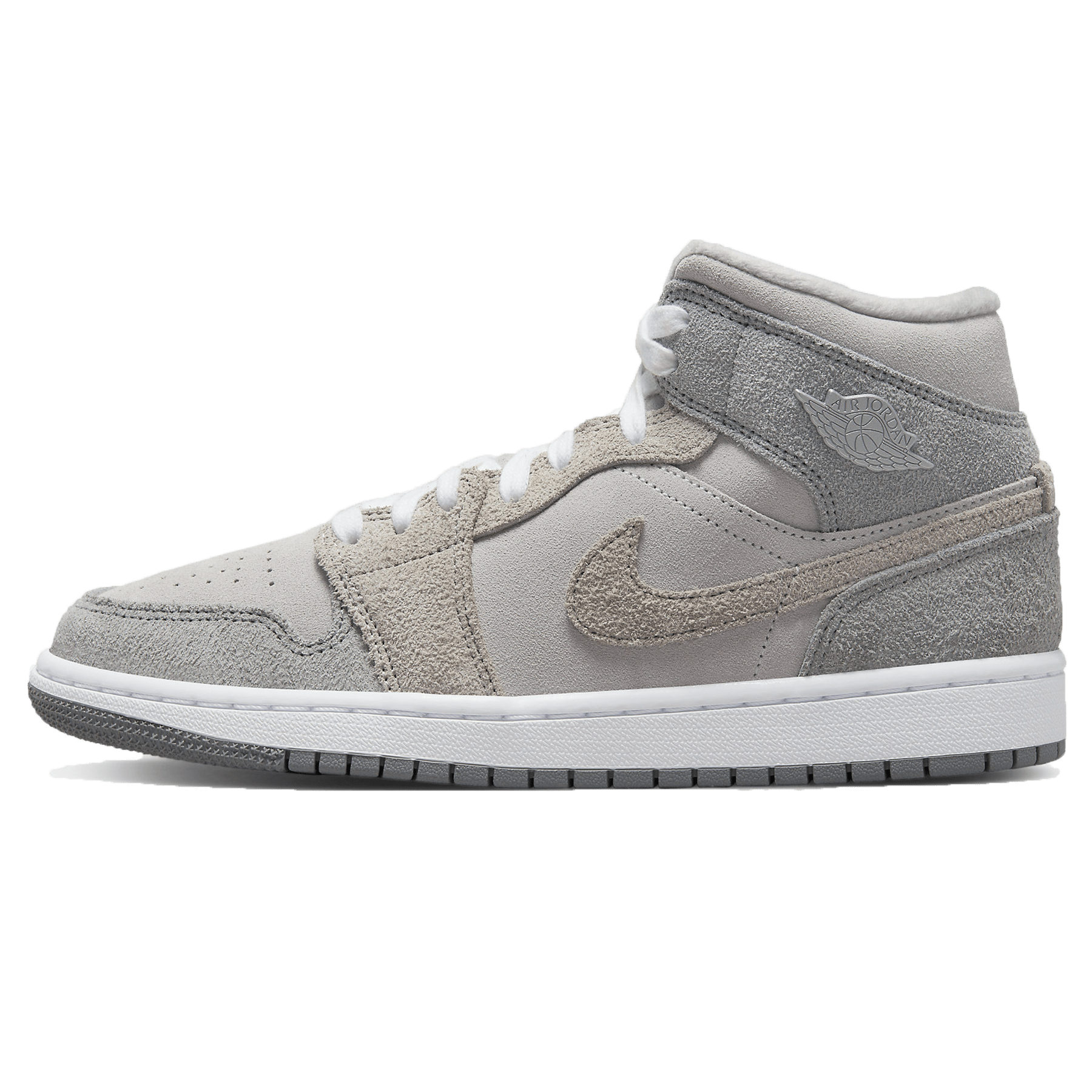 Air Jordan 1 Mid SE Wmns 'Particle Grey' — UK 2.5 | EU 35.5 | US 5 — Front View