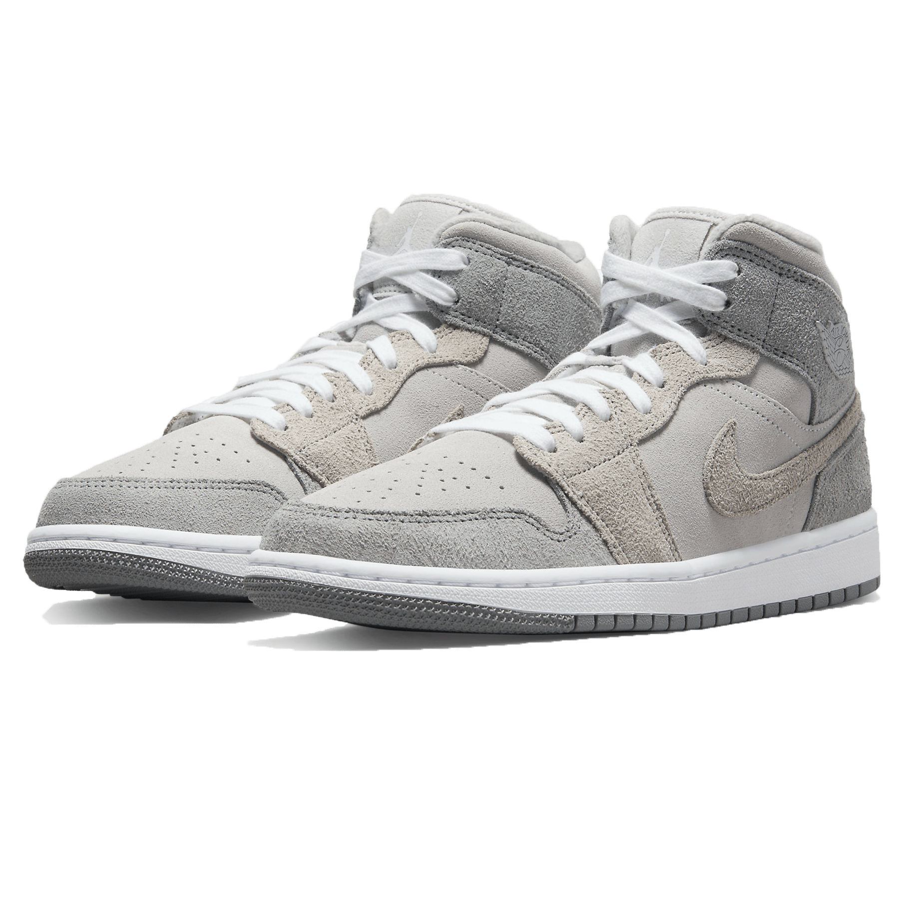 Air Jordan 1 Mid SE Wmns 'Particle Grey' — UK 2.5 | EU 35.5 | US 5 — Side View