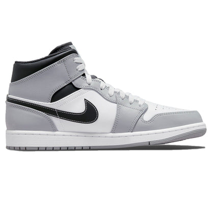 Air Jordan 1 Mid Smoke Grey Anthracite — UK 3 | EU 35.5 | US 3.5 — Top View