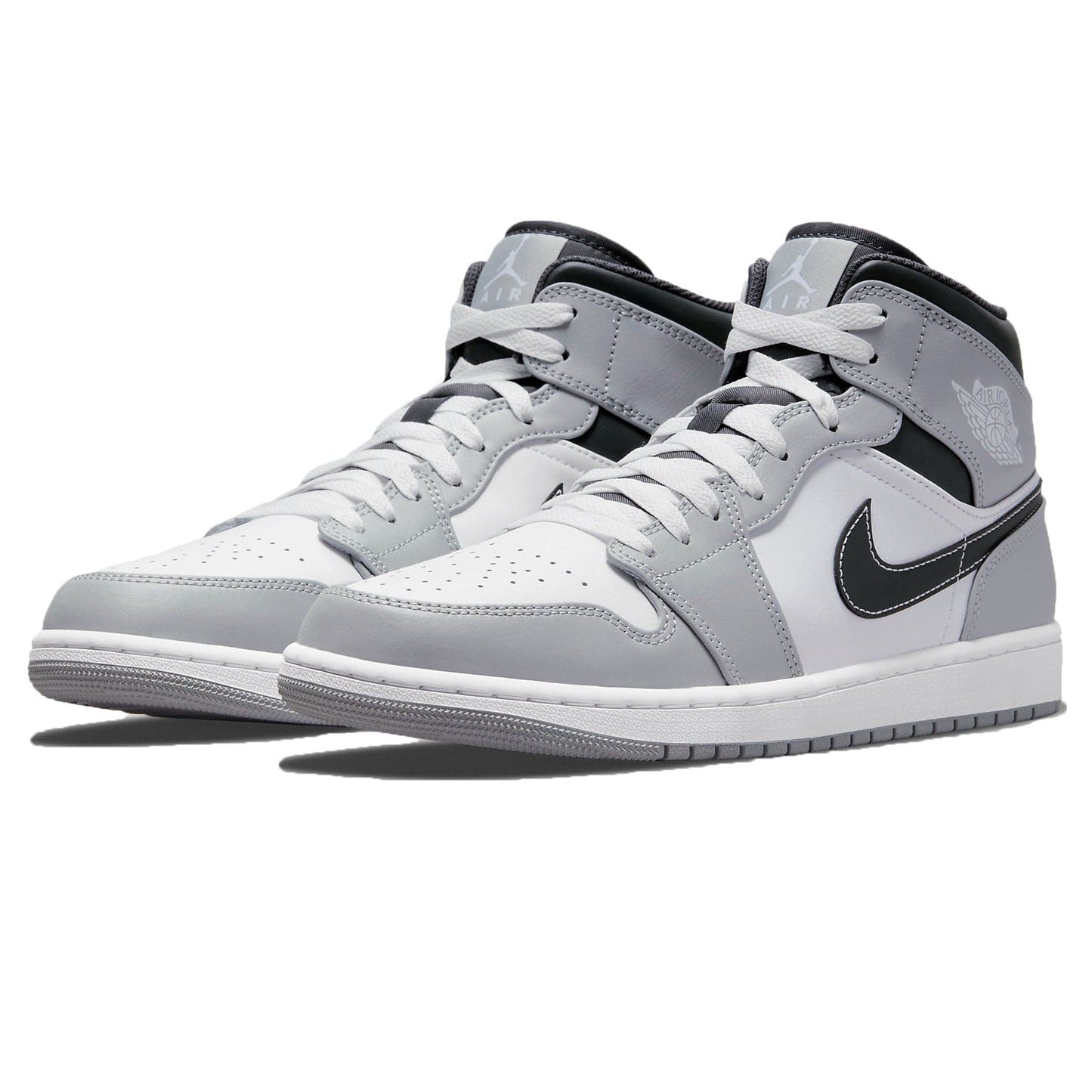 Air Jordan 1 Mid Smoke Grey Anthracite — UK 3 | EU 35.5 | US 3.5 — Side View