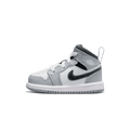 Air Jordan 1 Mid TD 'Light Smoke Grey' — UK 0C | EU 15 | US 0C — Front View