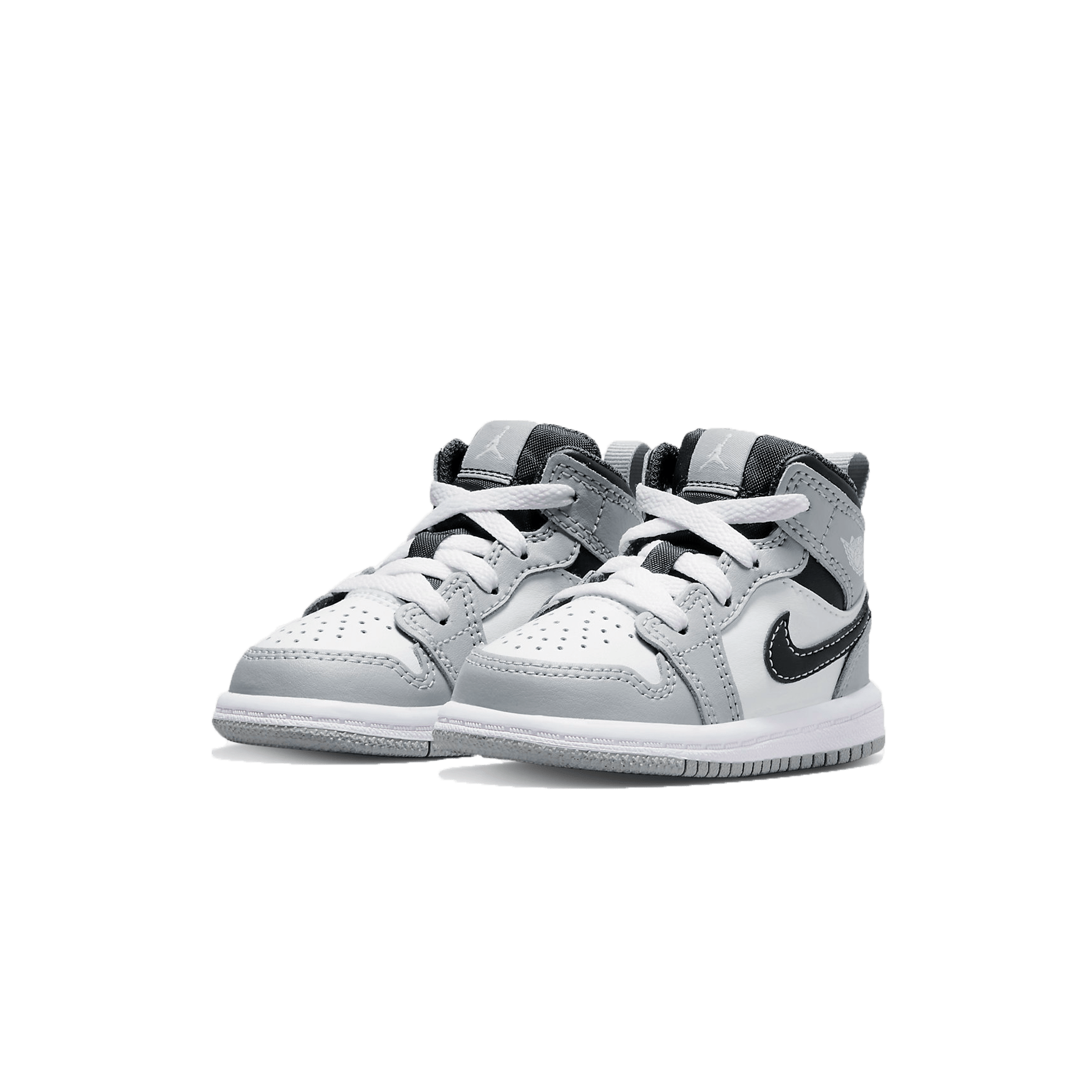 Air Jordan 1 Mid TD 'Light Smoke Grey' — UK 0C | EU 15 | US 0C — Side View