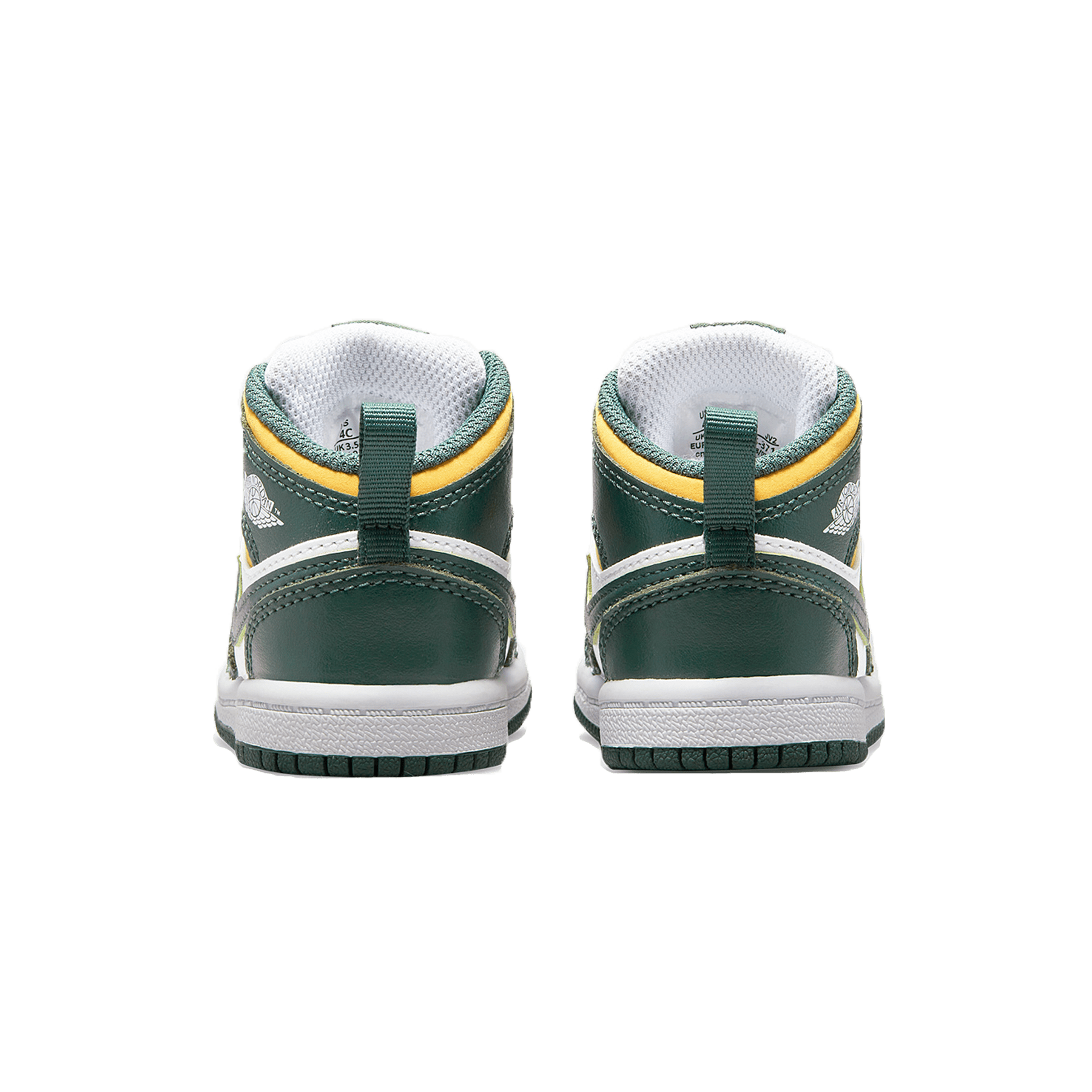 Air Jordan 1 Mid TD 'Sonics' — UK 0C | EU 15 | US 0C — Back View
