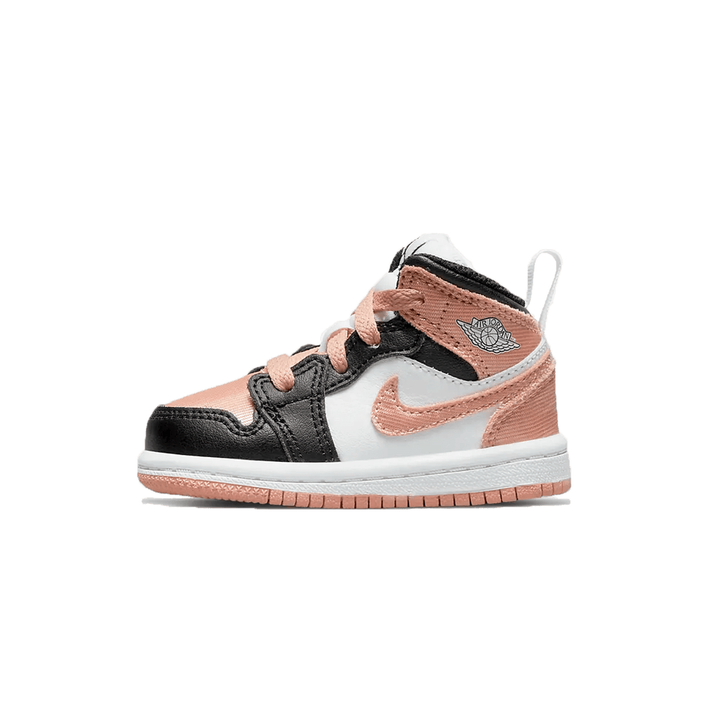 Air Jordan 1 Mid TD 'White Light Madder Root' — UK 0C | EU 15 | US 0C — Front View