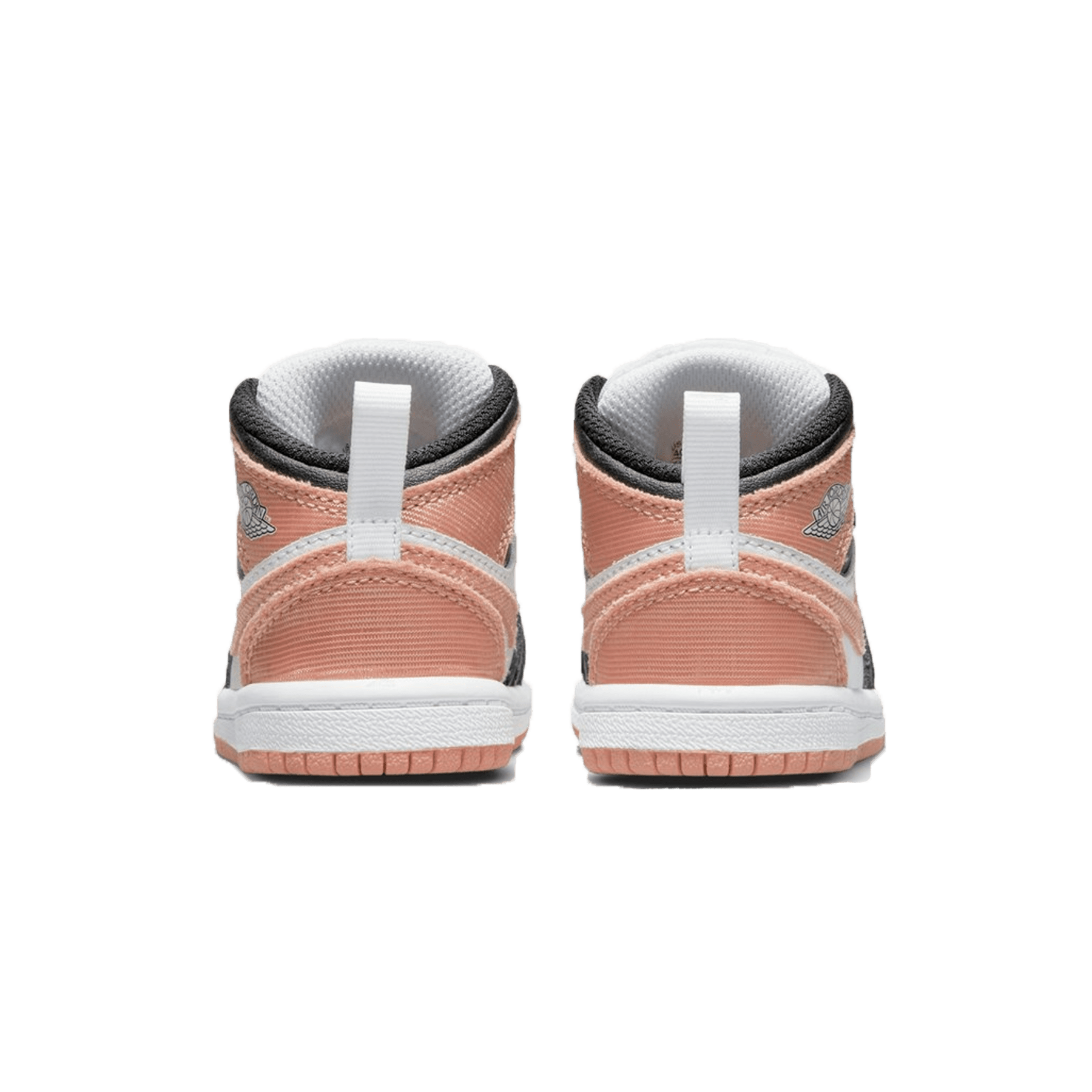 Air Jordan 1 Mid TD 'White Light Madder Root' — UK 0C | EU 15 | US 0C — Back View