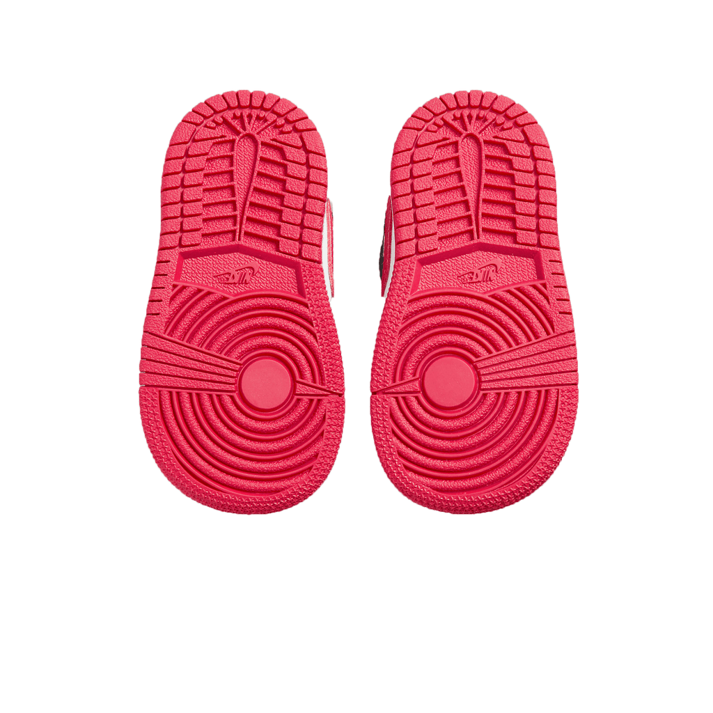 Air Jordan 1 Mid TD 'White Very Berry' — UK 0C | EU 15 | US 0C — Top View