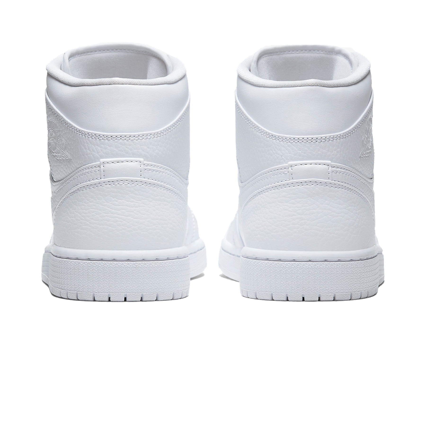 Air Jordan 1 Mid 'Triple White' — UK 3 | EU 35.5 | US 3.5 — Back View
