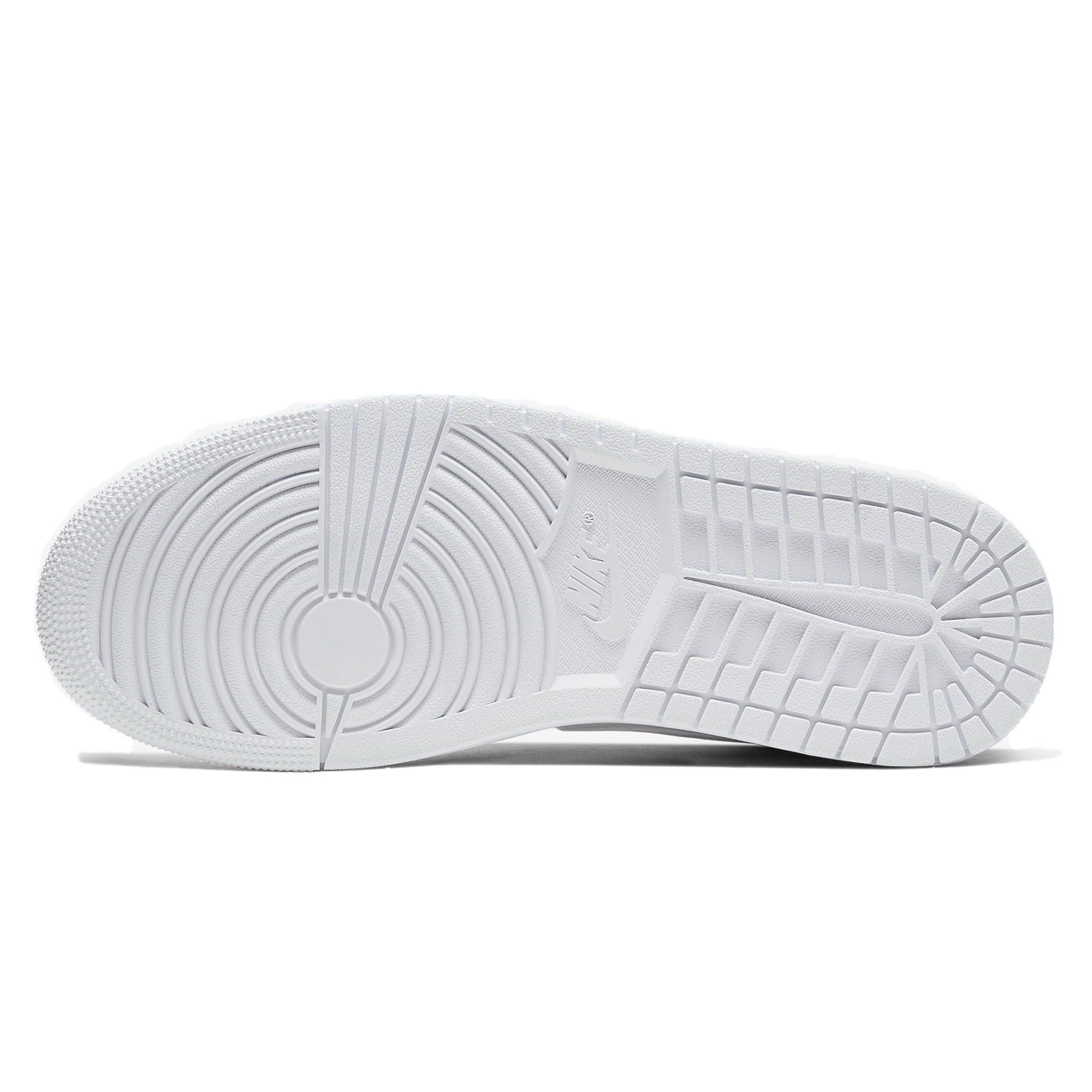 Air Jordan 1 Mid 'Triple White' — UK 3 | EU 35.5 | US 3.5 — Detail View