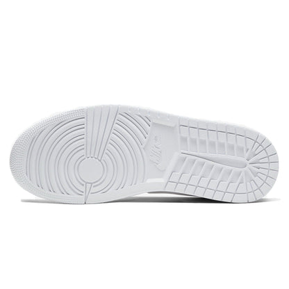Air Jordan 1 Mid 'Triple White' — UK 3 | EU 35.5 | US 3.5 — Detail View