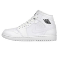 Air Jordan 1 Mid 'White Cool Grey' — UK 3 | EU 35.5 | US 3.5 — Front View