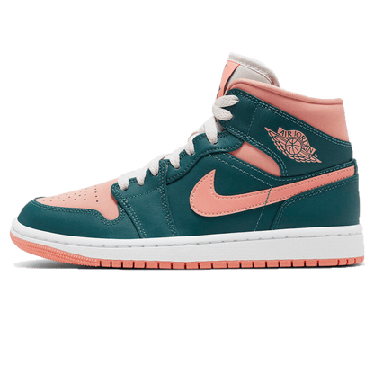 Air Jordan 1 Mid Wmns 'Dark Teal Green' — UK 2.5 | EU 35.5 | US 5 — Front View