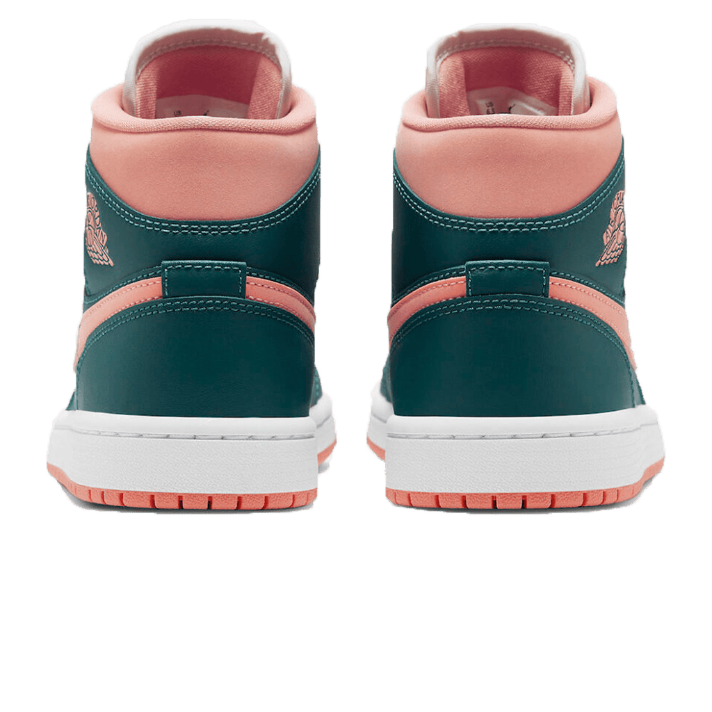 Air Jordan 1 Mid Wmns 'Dark Teal Green' — UK 2.5 | EU 35.5 | US 5 — Back View