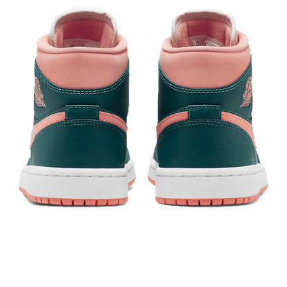 Air Jordan 1 Mid Wmns 'Dark Teal Green' — UK 2.5 | EU 35.5 | US 5 — Back View