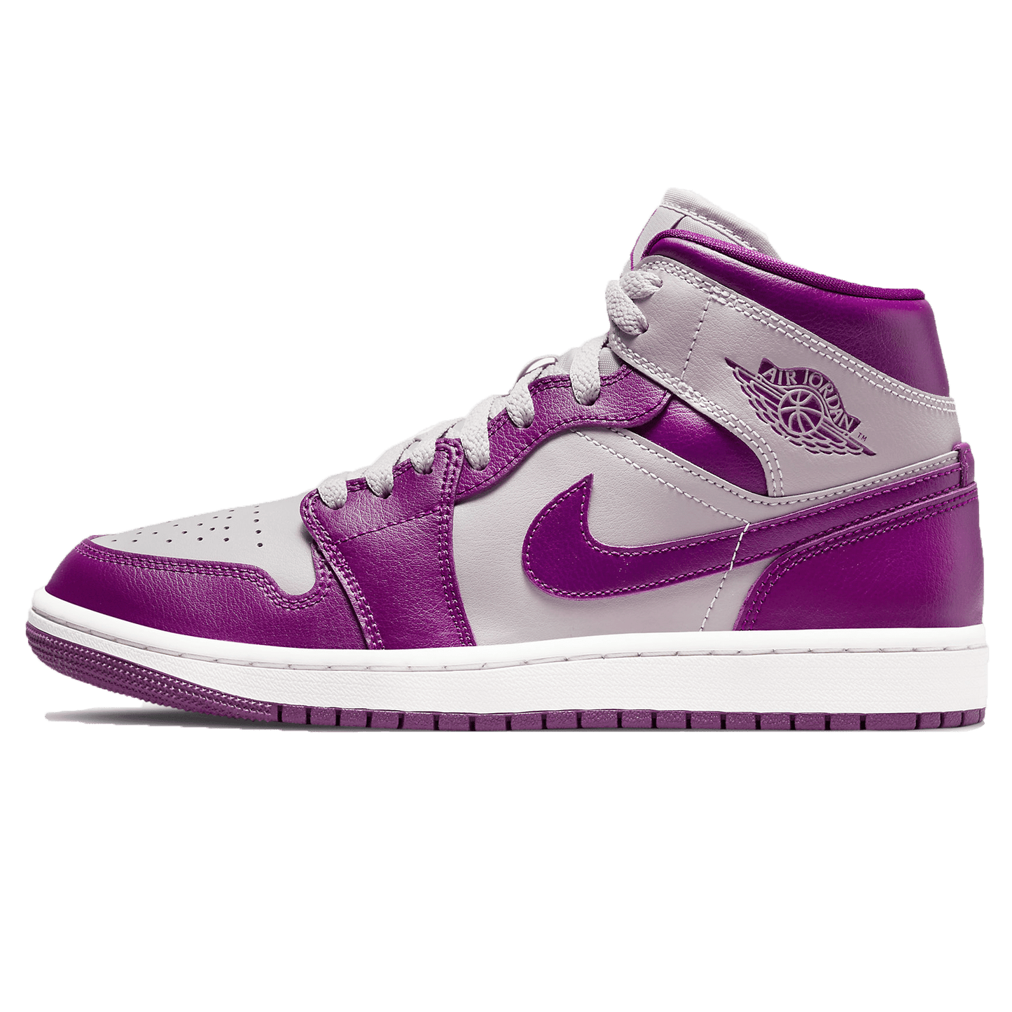 Air Jordan 1 Mid Wmns Magenta — UK 2.5 | EU 35.5 | US 5 — Front View