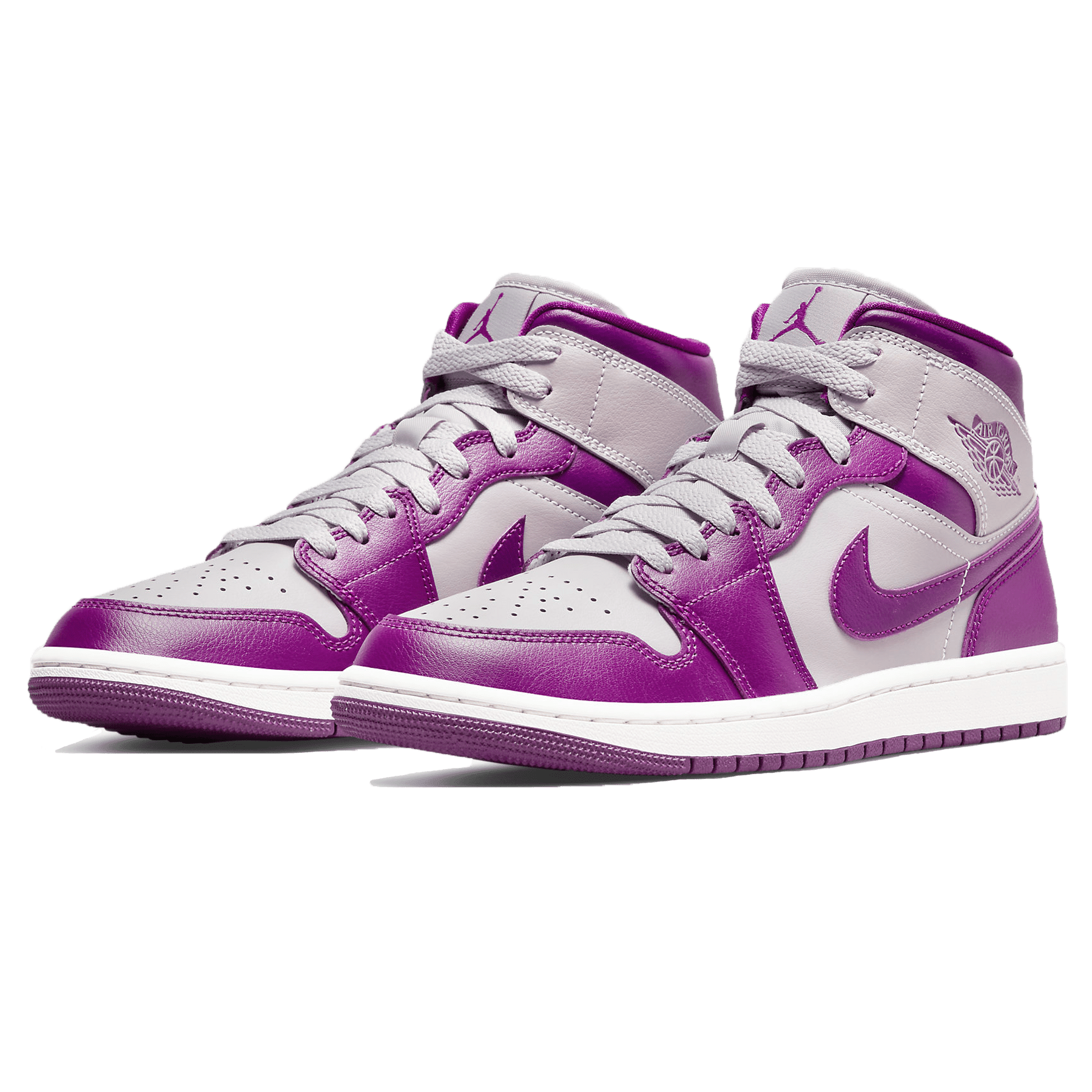 Air Jordan 1 Mid Wmns Magenta — UK 2.5 | EU 35.5 | US 5 — Side View