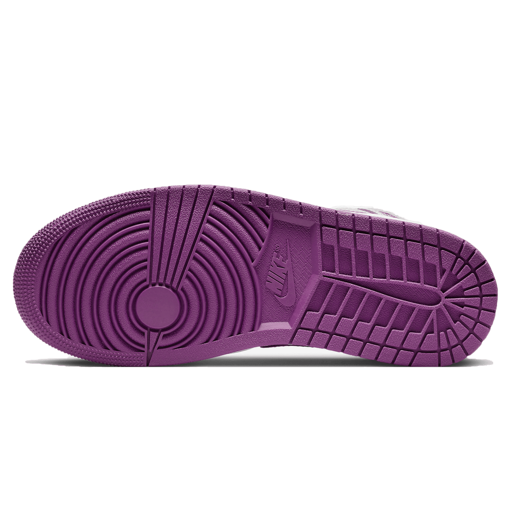 Air Jordan 1 Mid Wmns Magenta — UK 2.5 | EU 35.5 | US 5 — Top View