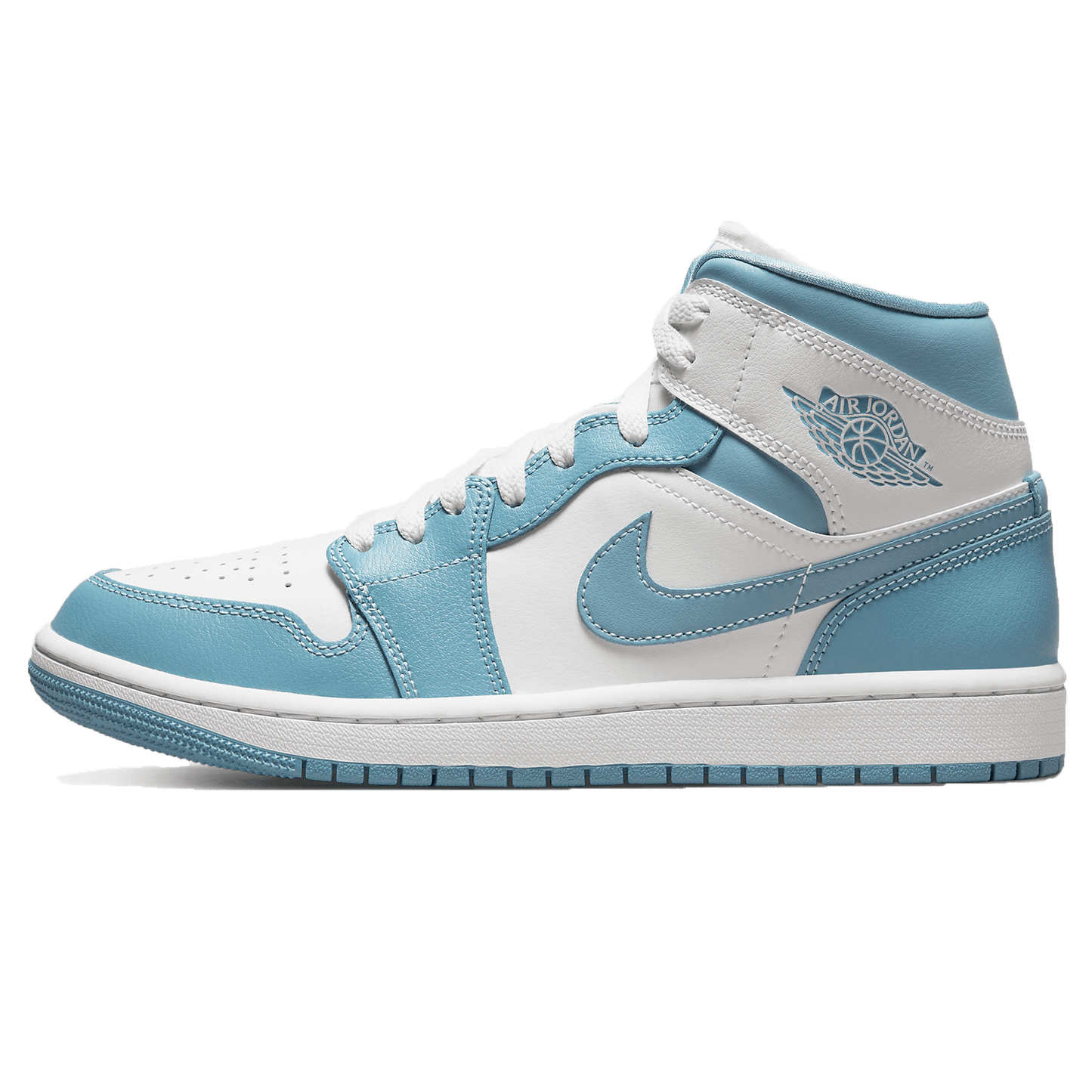 Air Jordan 1 Mid Wmns 'University Blue' — UK 2.5 | EU 35.5 | US 5 — Front View
