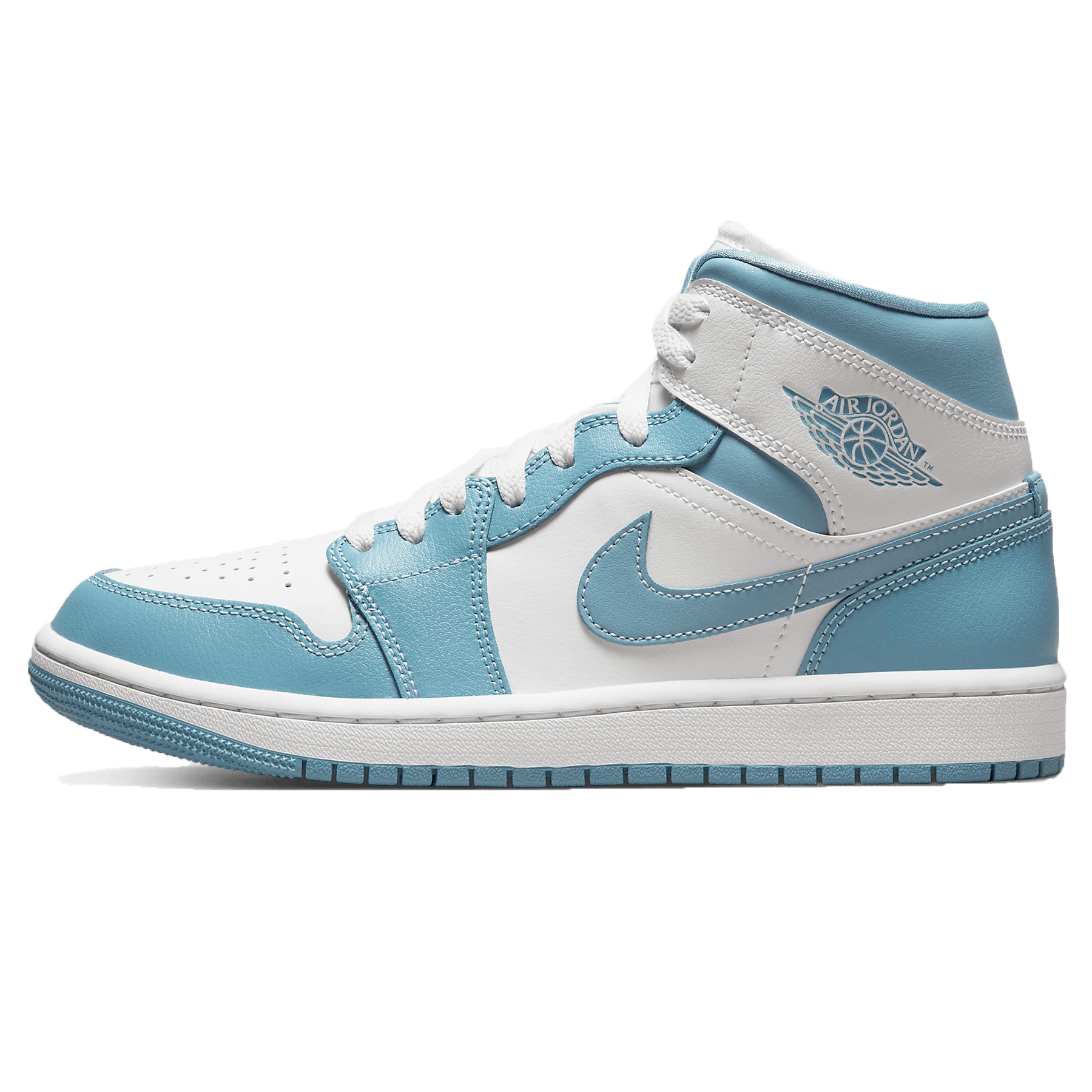 Air Jordan 1 Mid Wmns 'University Blue' — UK 2.5 | EU 35.5 | US 5 — Front View