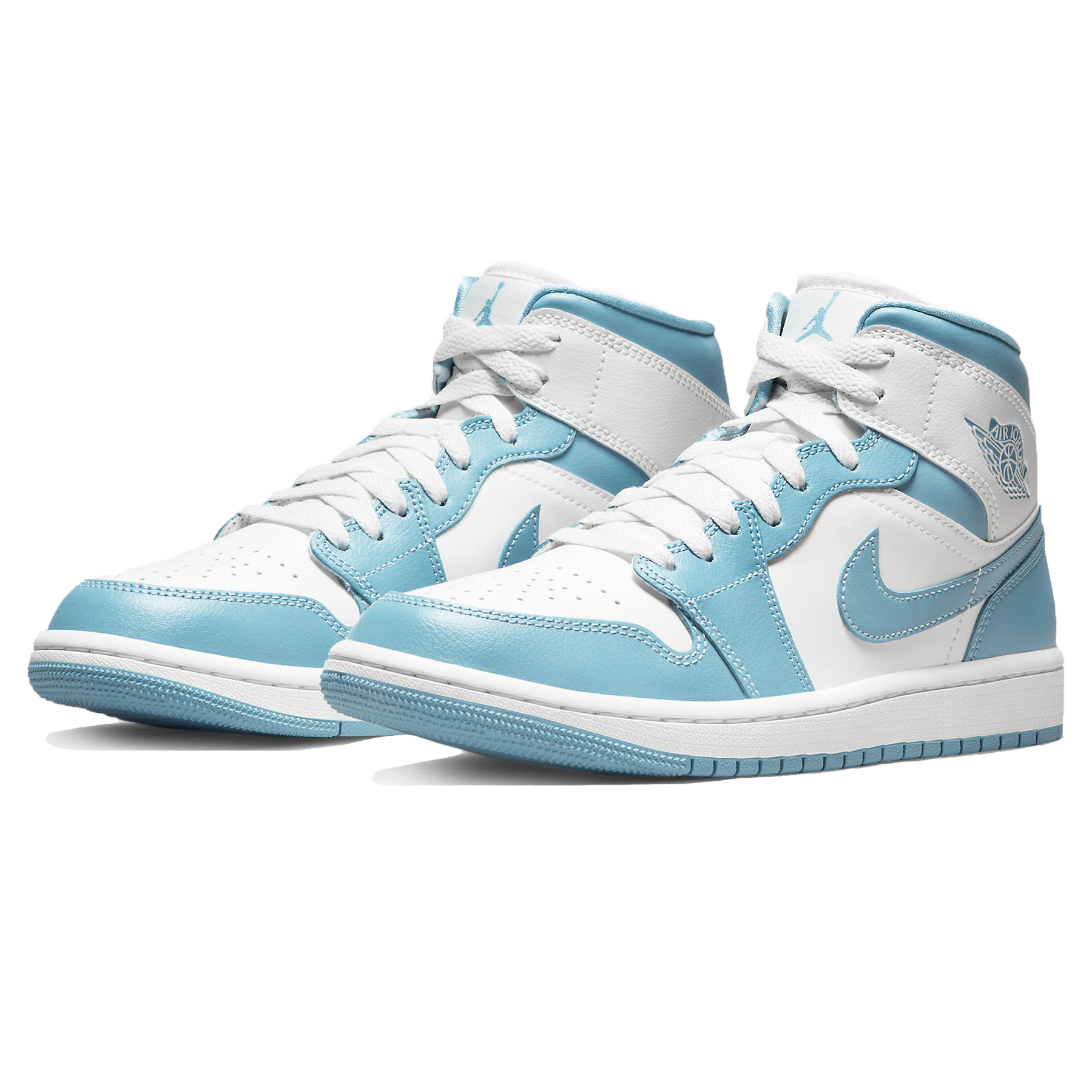 Air Jordan 1 Mid Wmns 'University Blue' — UK 2.5 | EU 35.5 | US 5 — Side View