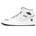 Air Jordan 1 Retro 'Barons - Home' — UK 3 | EU 35.5 | US 3.5 — Front View