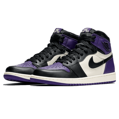 Air Jordan 1 Retro High OG 'Court Purple' — UK 3 | EU 35.5 | US 3.5 — Side View