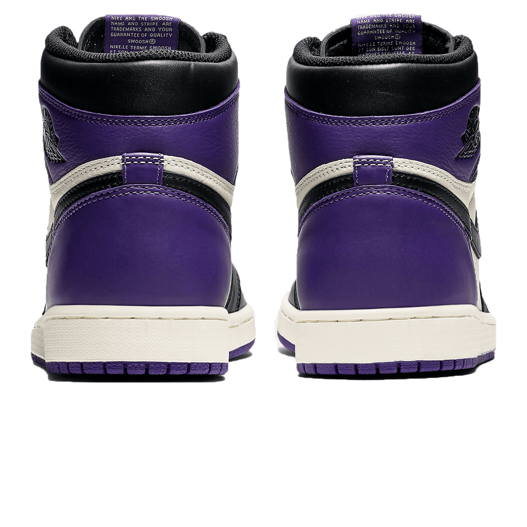 Air Jordan 1 Retro High OG 'Court Purple' — UK 3 | EU 35.5 | US 3.5 — Back View