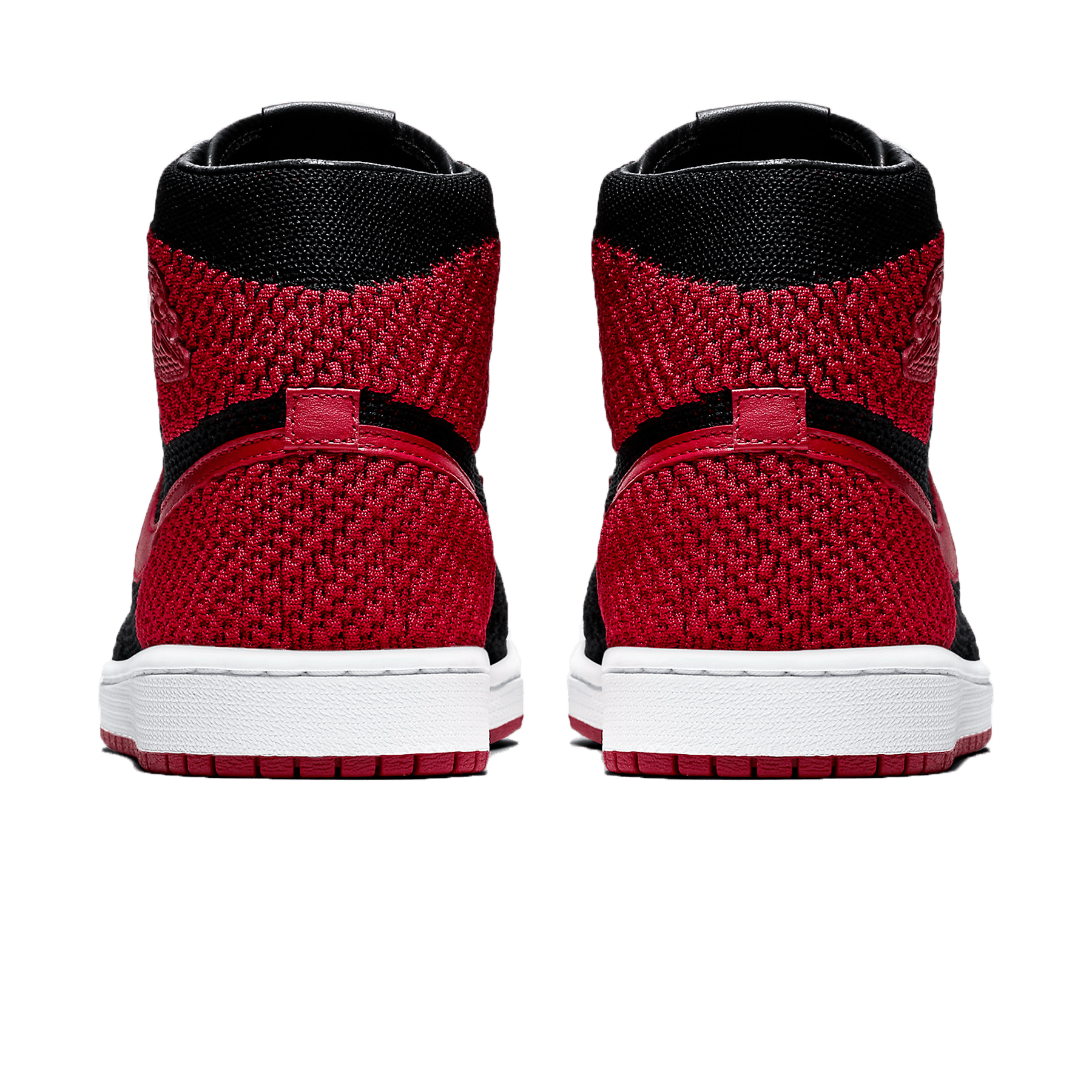 Air Jordan 1 Retro High OG Flyknit 'Bred' — UK 3 | EU 35.5 | US 3.5 — Back View