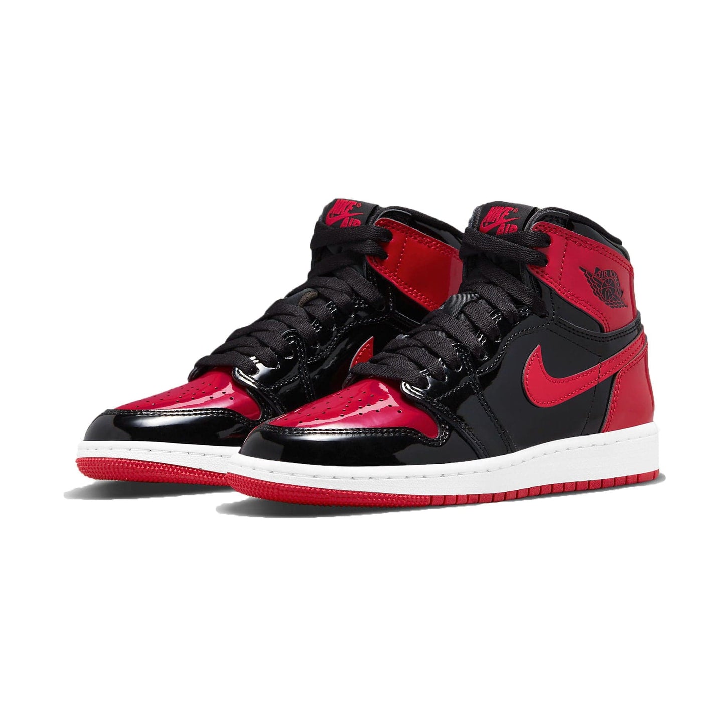 Air Jordan 1 Retro High OG GS 'Patent Bred' — UK 13.5 | EU 32 | US 1Y — Side View