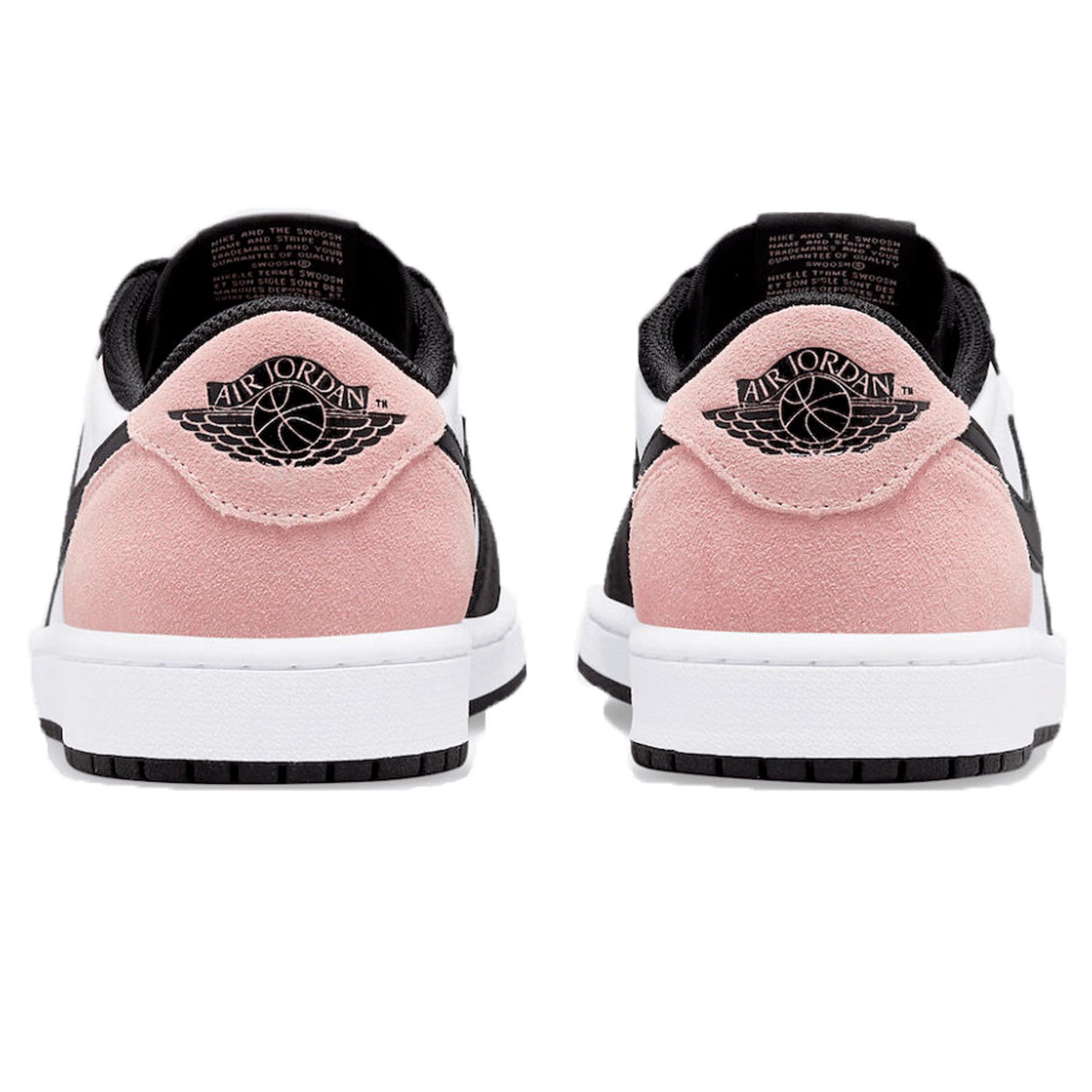 Air Jordan 1 Retro Low OG 'Bleached Coral' — UK 3 | EU 35.5 | US 3.5 — Back View