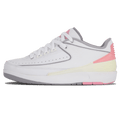 Air Jordan 2 Retro Low Wmns Light Steel Grey Pink — UK 2.5 | EU 35.5 | US 5 — Front View