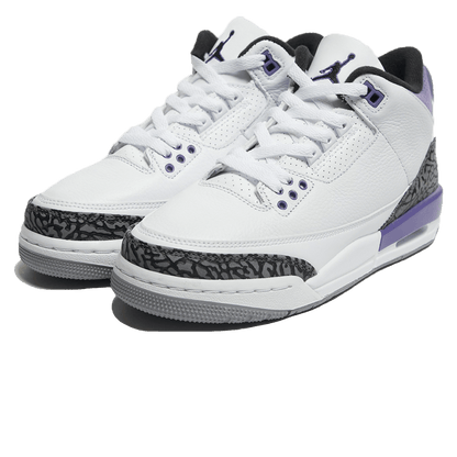 Air Jordan 3 Retro 'Dark Iris' — UK 3 | EU 35.5 | US 3.5 — Side View