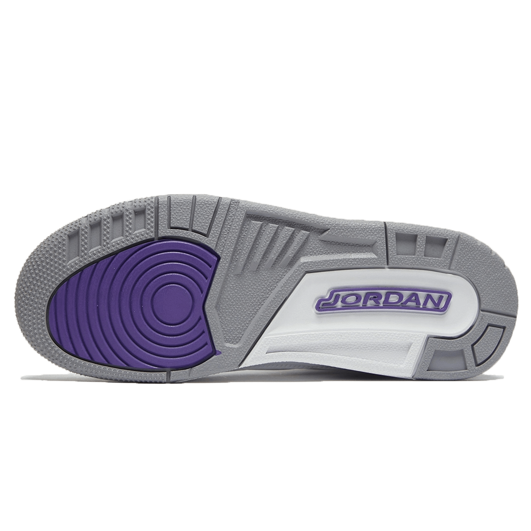 Air Jordan 3 Retro 'Dark Iris' — UK 3 | EU 35.5 | US 3.5 — Top View
