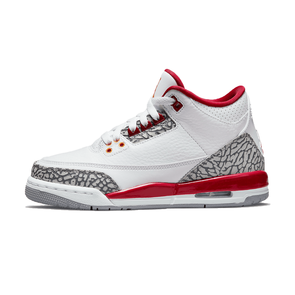 Air Jordan 3 Retro GS 'Cardinal Red' — UK 13.5 | EU 32 | US 1Y — Front View