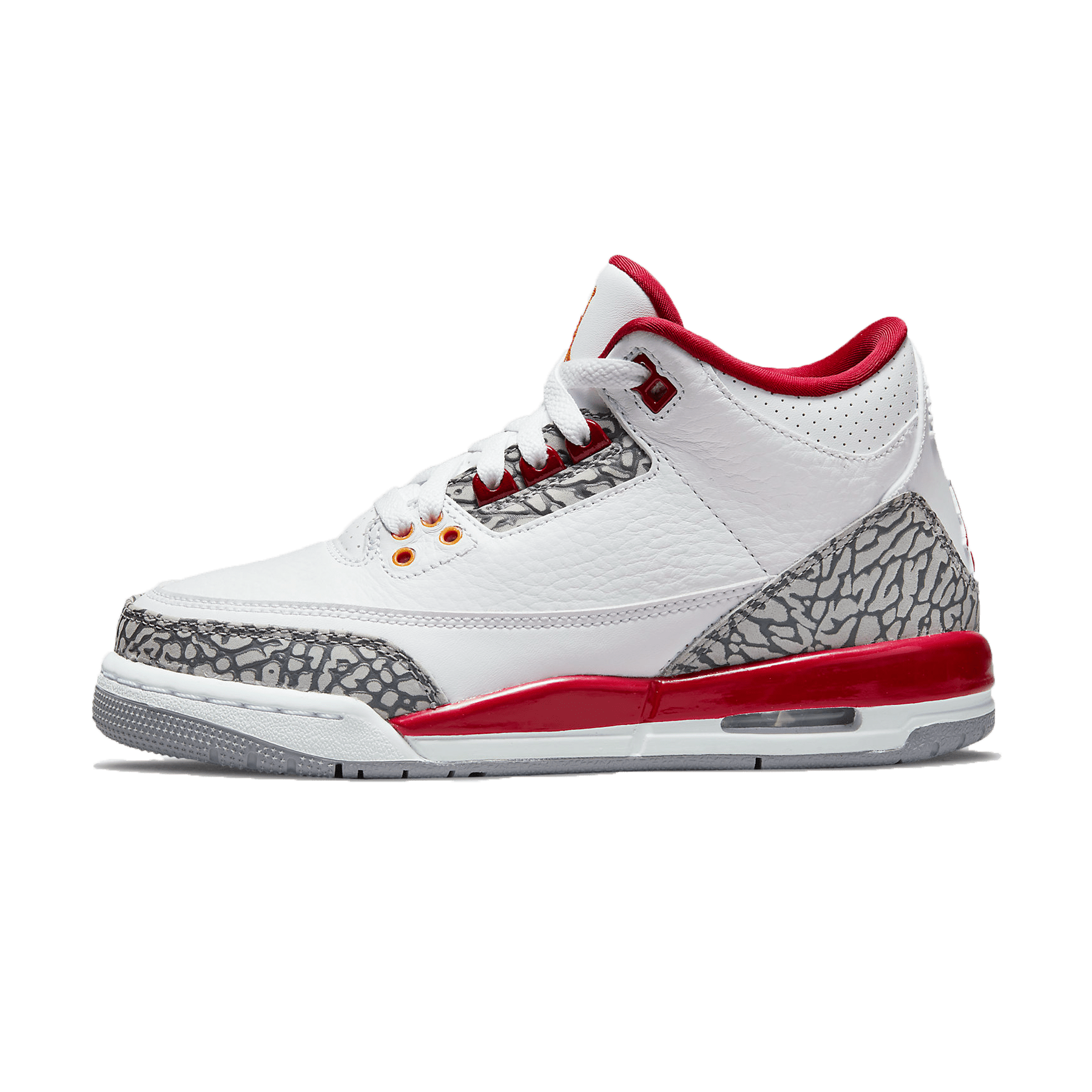 Air Jordan 3 Retro GS 'Cardinal Red' — UK 13.5 | EU 32 | US 1Y — Front View