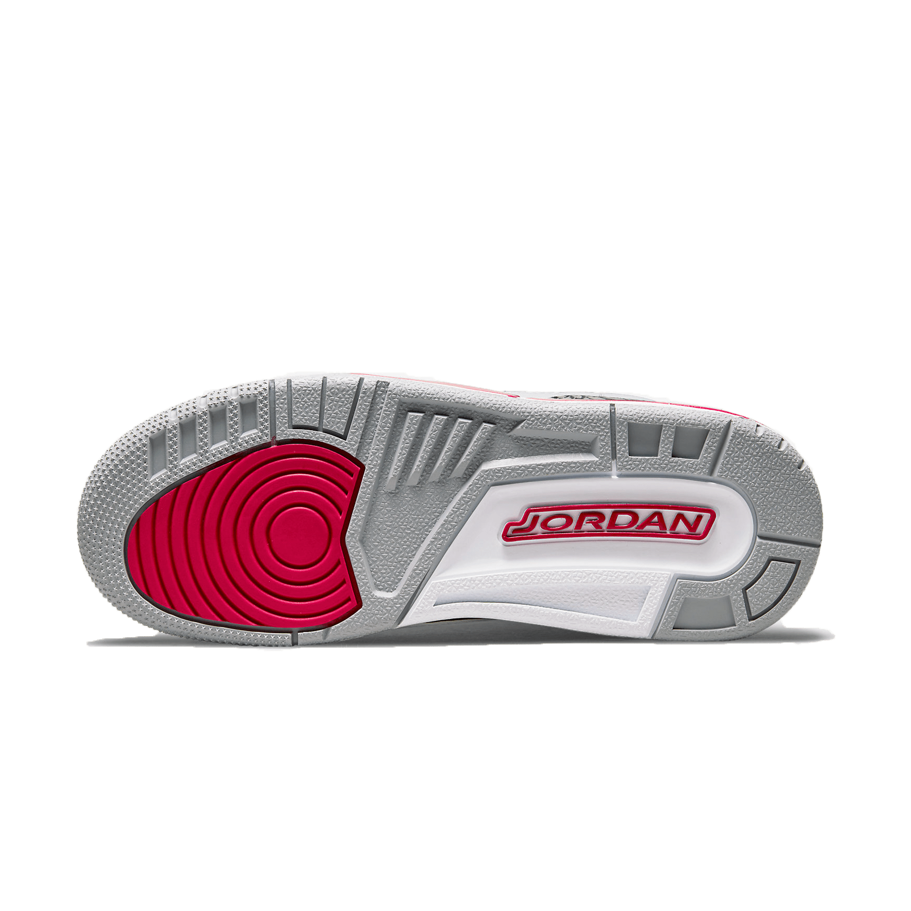 Air Jordan 3 Retro GS 'Cardinal Red' — UK 13.5 | EU 32 | US 1Y — Top View