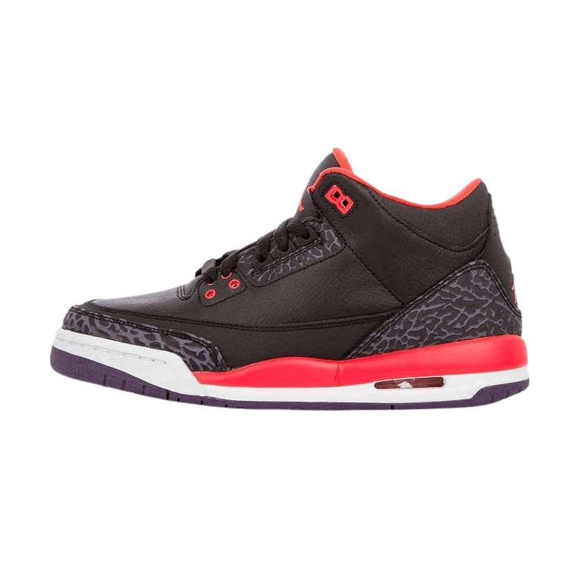 Air Jordan 3 Retro GS 'Crimson' — UK 13.5 | EU 32 | US 1Y — Front View
