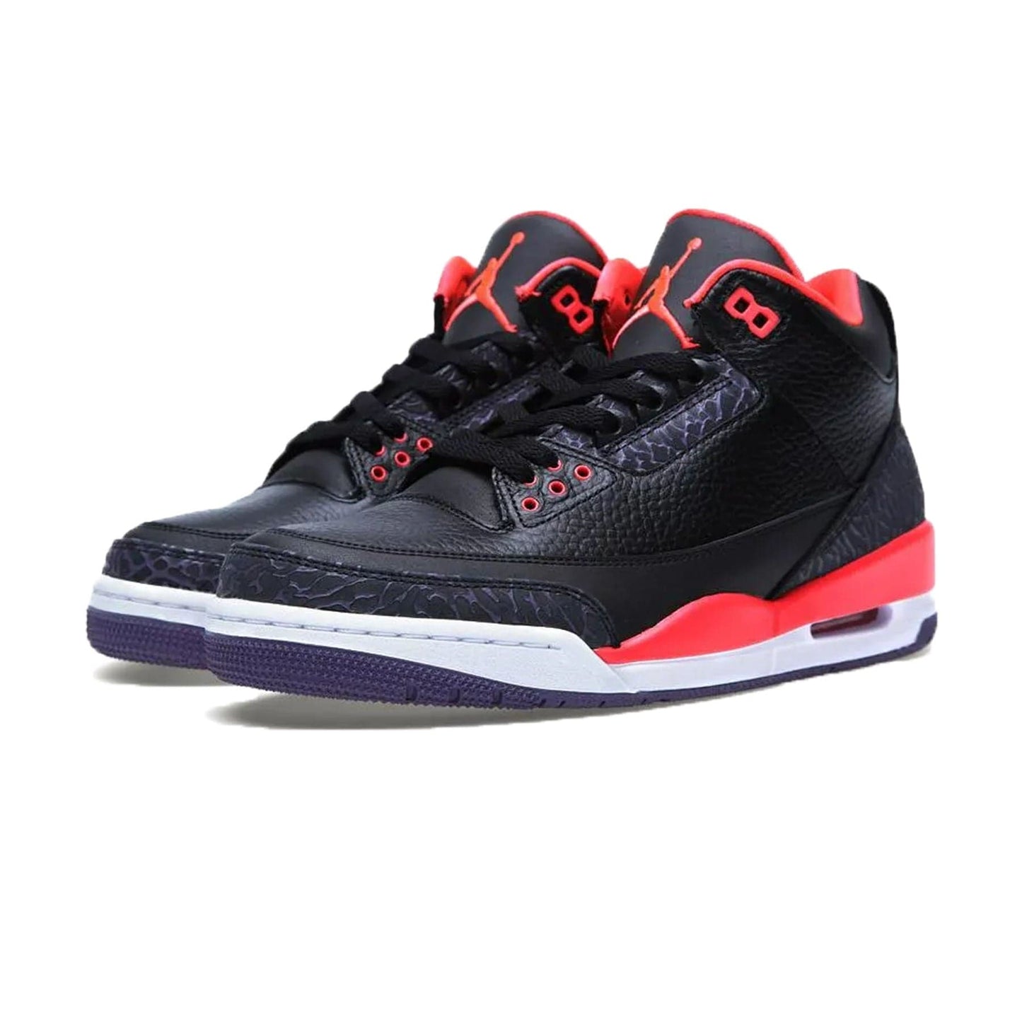 Air Jordan 3 Retro GS 'Crimson' — UK 13.5 | EU 32 | US 1Y — Back View
