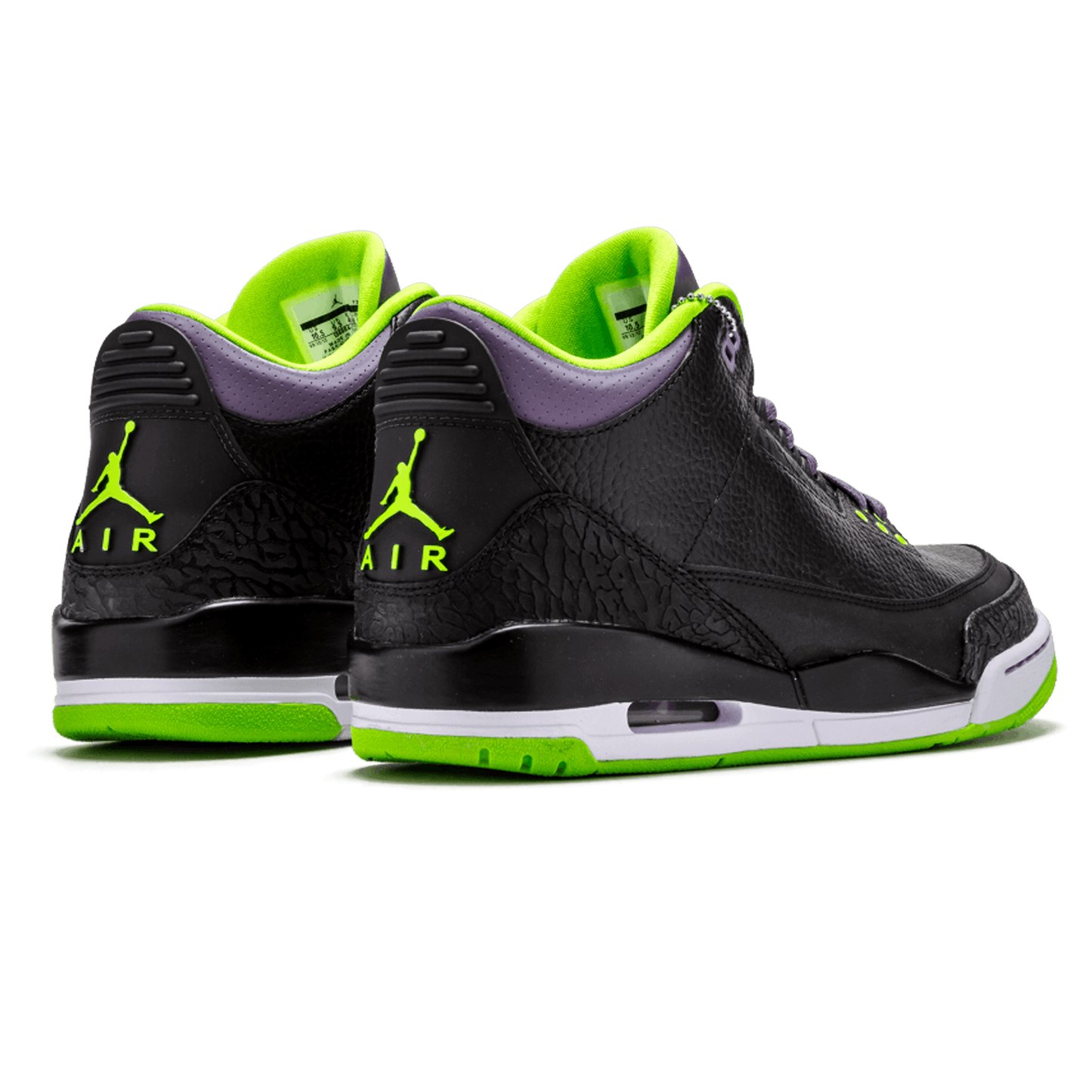 Air Jordan 3 Retro 'Joker' — UK 3 | EU 35.5 | US 3.5 — Back View