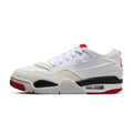 Air Jordan 4 RM White Black Varsity Red GS — 3 UK — Front View