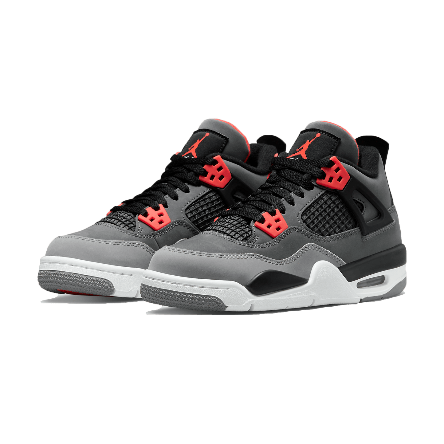 Air Jordan 4 Retro GS 'Infrared' — UK 13.5 | EU 32 | US 1Y — Side View